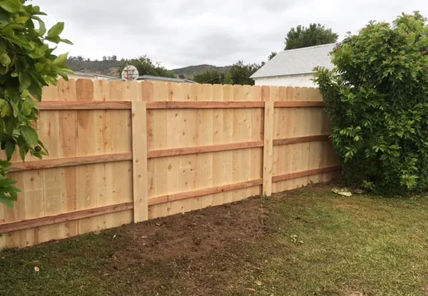 Custom Residential Wood Privacy Fence