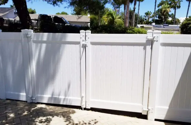 White Vinyl Fences & Gates